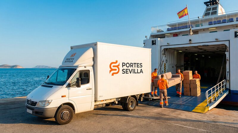 Mudanzas a Islas Baleares desde Sevilla: Guía Completa 2025 - Guía profesional de mudanzas Portes Sevilla