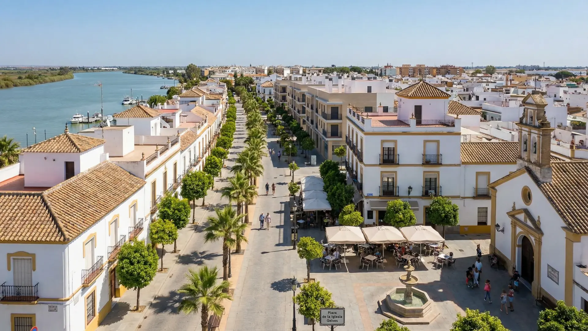 Vista de Gelves, Sevilla