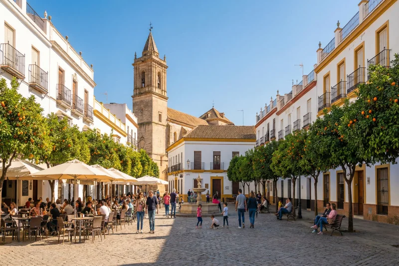 Vista de Guillena, Sevilla